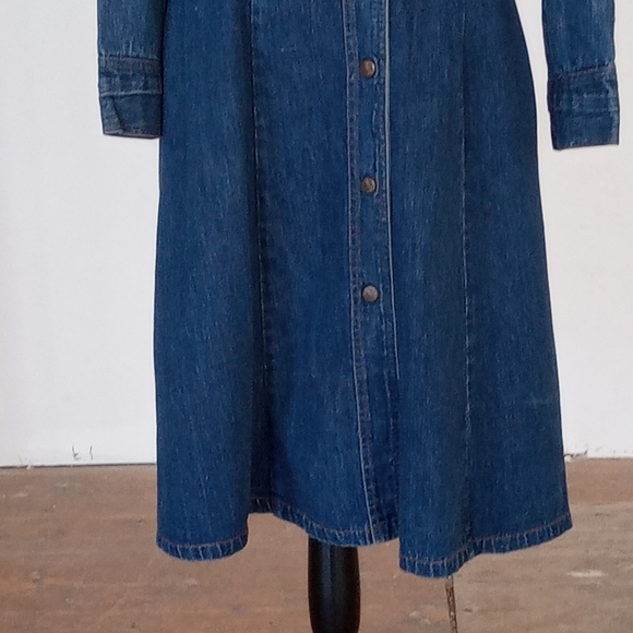 Vintage denim dress - Picture 7 of 14